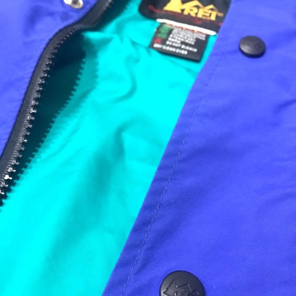 REI Blue Outdoor Gore-Tex Jacket - Picture 5 of 6